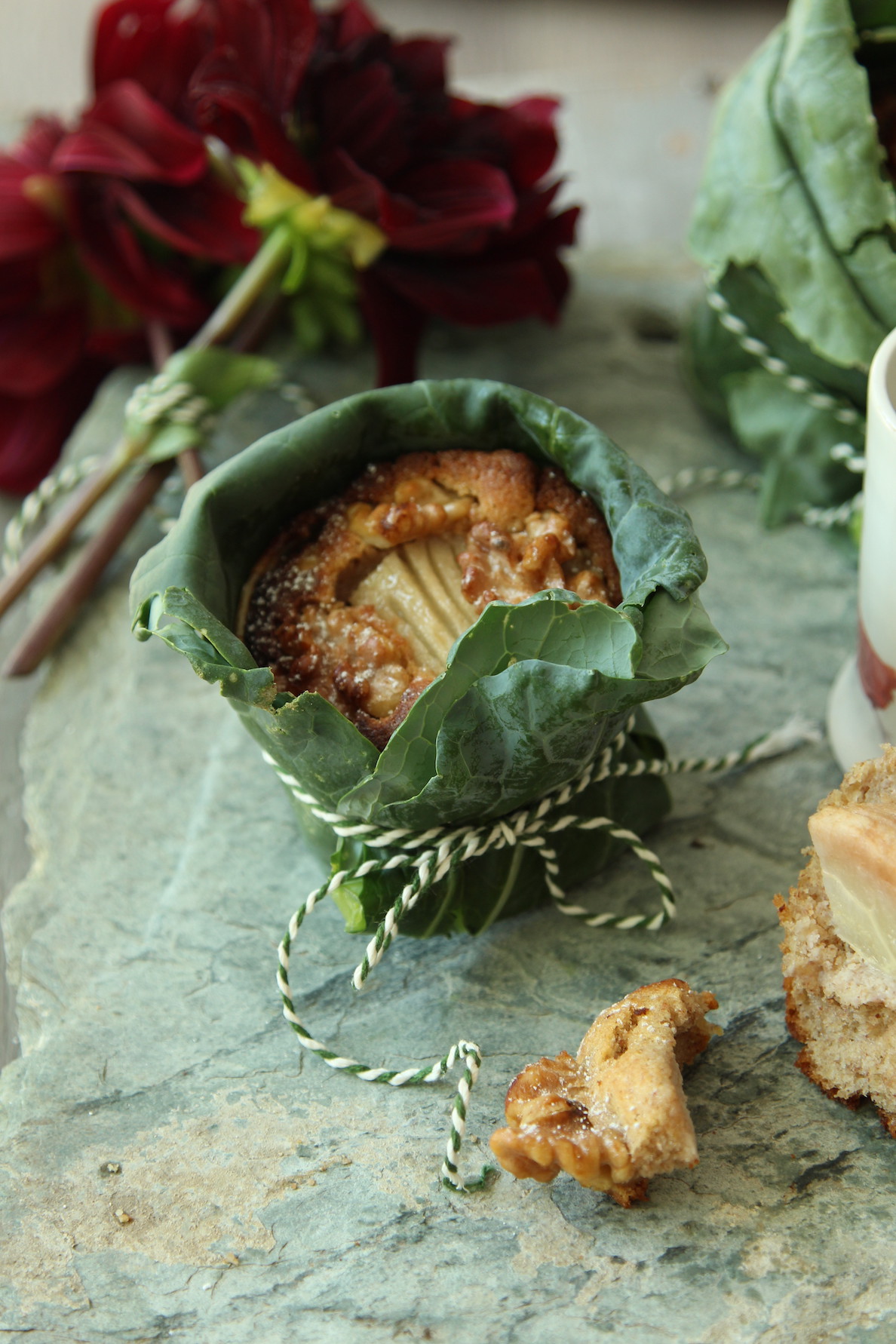Theresas Küche - Birnenmuffins mit Walnusskruste