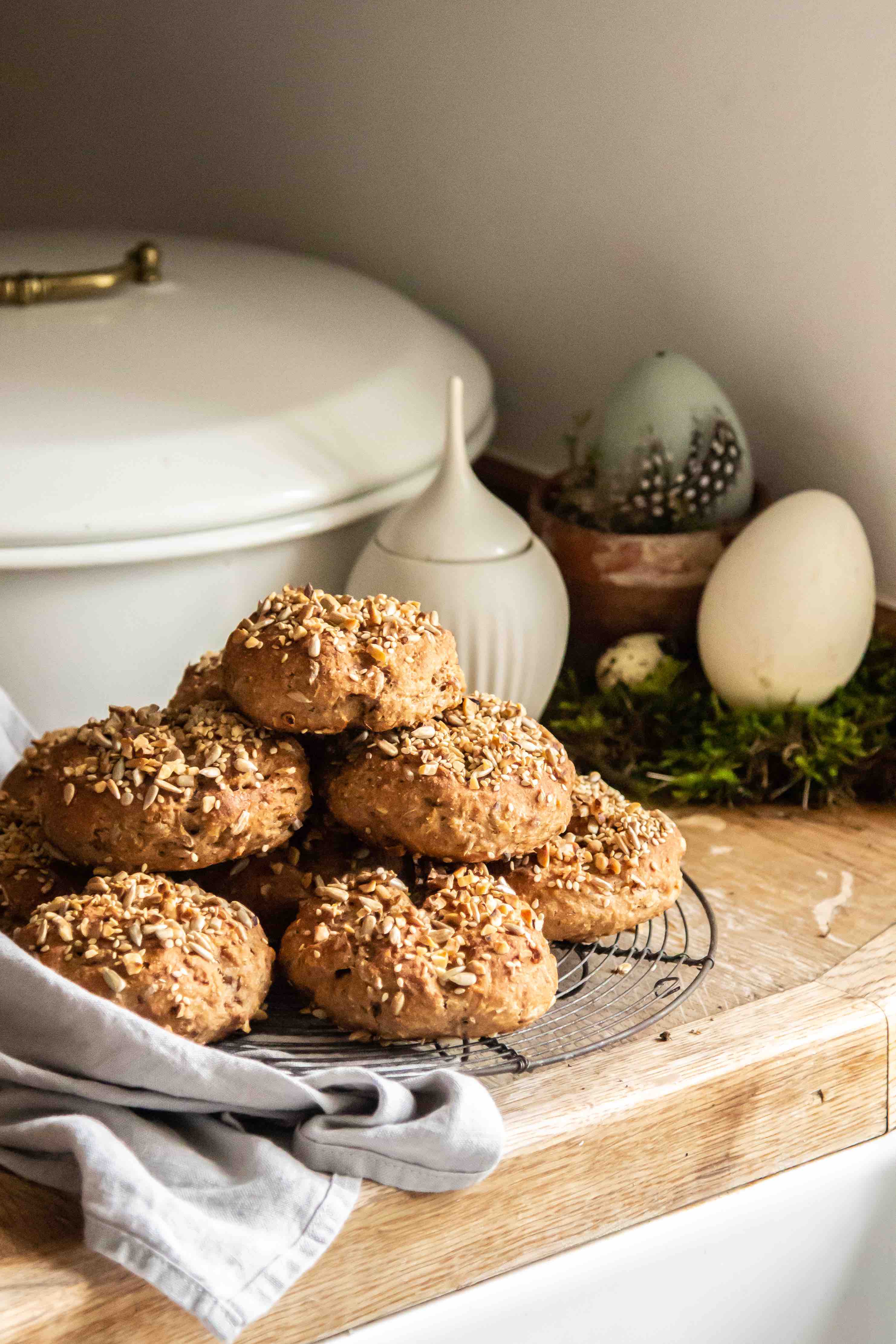 Herrlich saftige Vollkornbrötchen mit Dinkelsprossen  Herrlich saftige Vollkornbrötchen mit Dinkelsprossen  | Sonntagsbroetchen.jpg