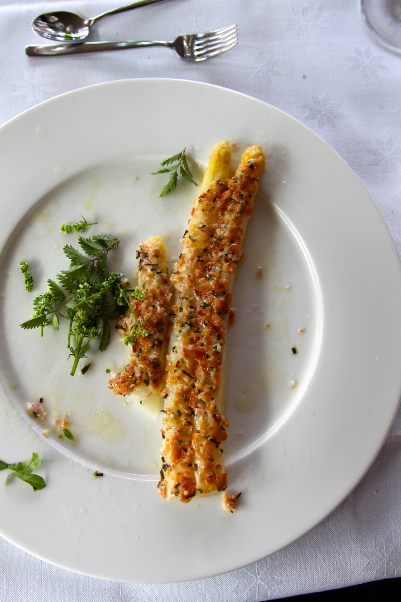 Theresas Küche - Weißer Spargel mit Parmesankruste und einem ...