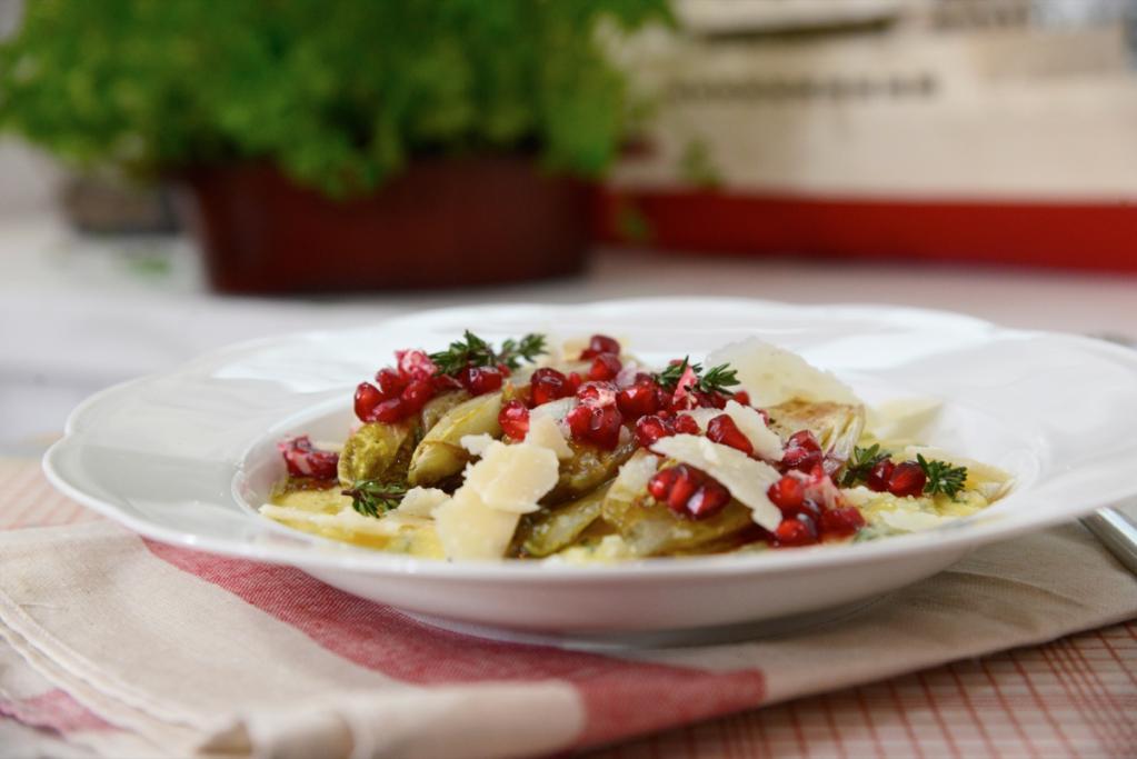 Cremige Kräuter-Zitronen-Polenta mit karamellisiertem Chicorée | _DSC5735.jpg