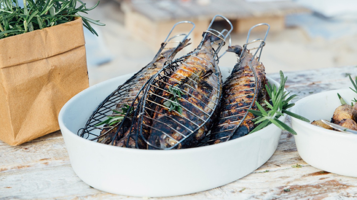 Theresas Küche - Gegrillte Makrelen mit Rosmarinkartoffeln