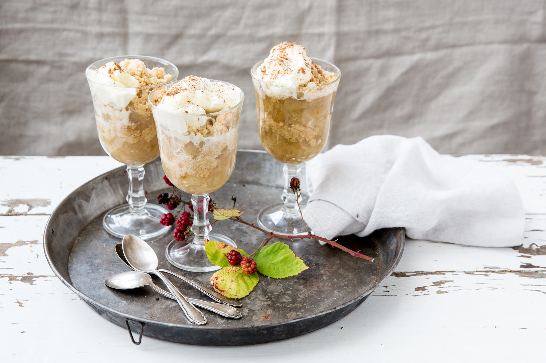 Birnenkompott mit Shortbread und Sahne | K85B0201.jpg